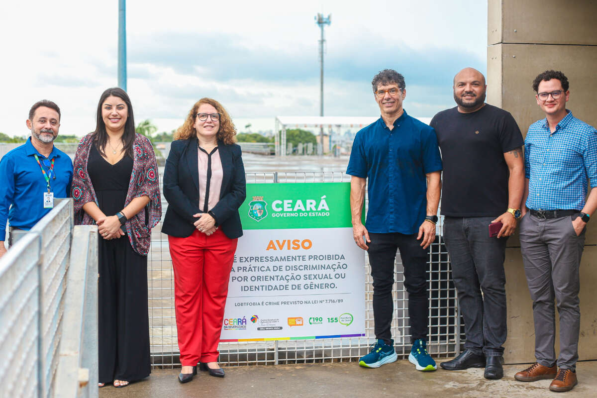 Secretaria da Diversidade e Secretaria do Esporte unem esforços contra LGBTfobia na Arena Castelão