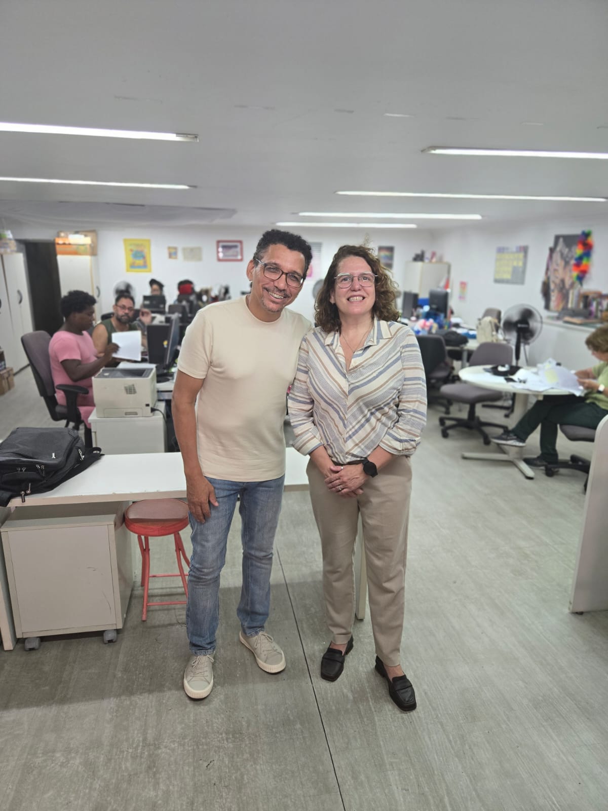 Secretária da Diversidade do Ceará realiza visitas técnicas a espaços de acolhimento e promoção dos direitos LGBTI+ no Rio de Janeiro