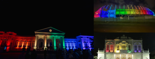 Governo do Ceará ilumina equipamentos culturais em alusão ao Dia Internacional de Combate à LGBTfobia