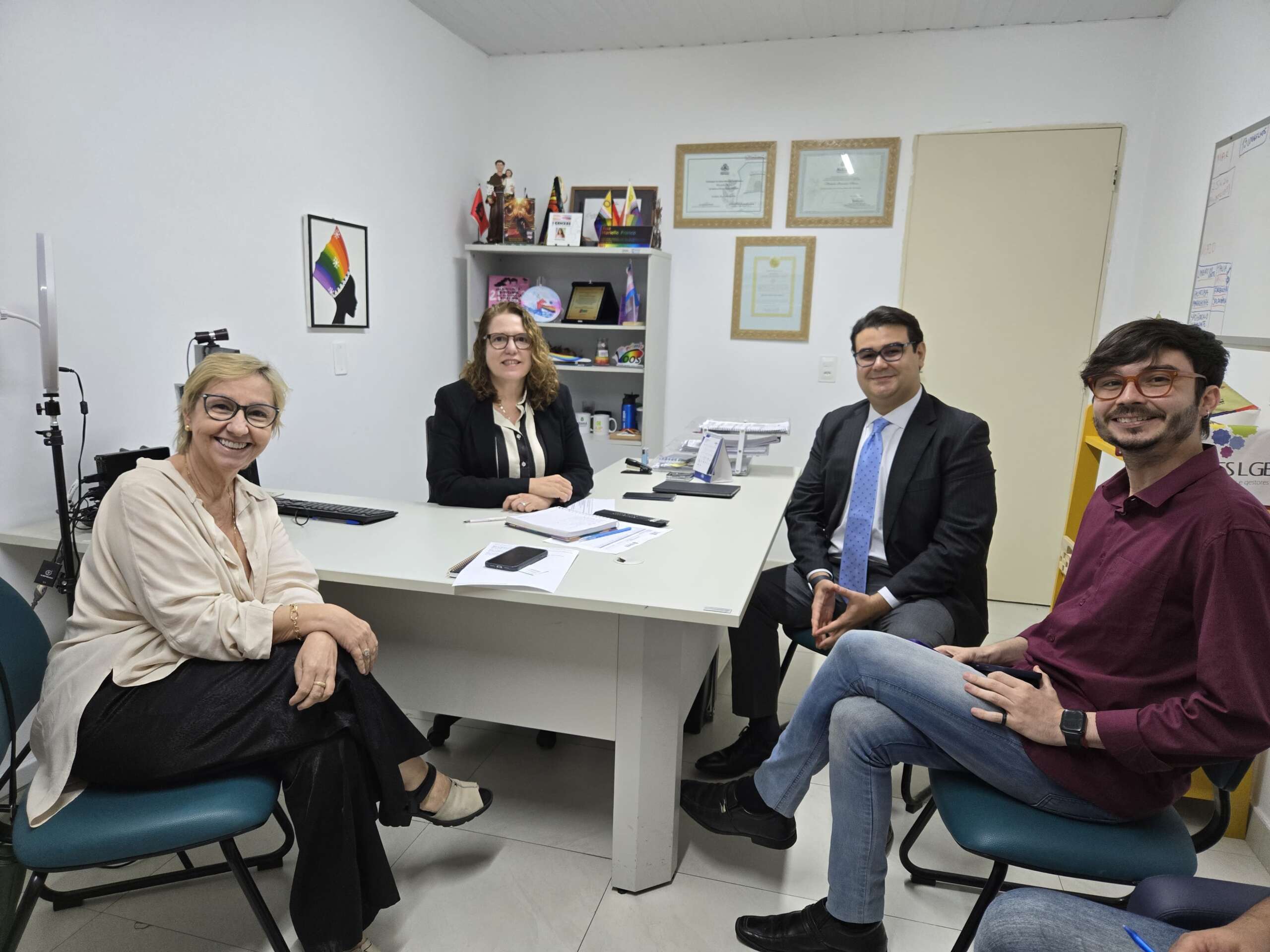 Sediv recebe CNJ e Tribunal de Justiça do Ceará para tratar da inclusão da diversidade no sistema prisional